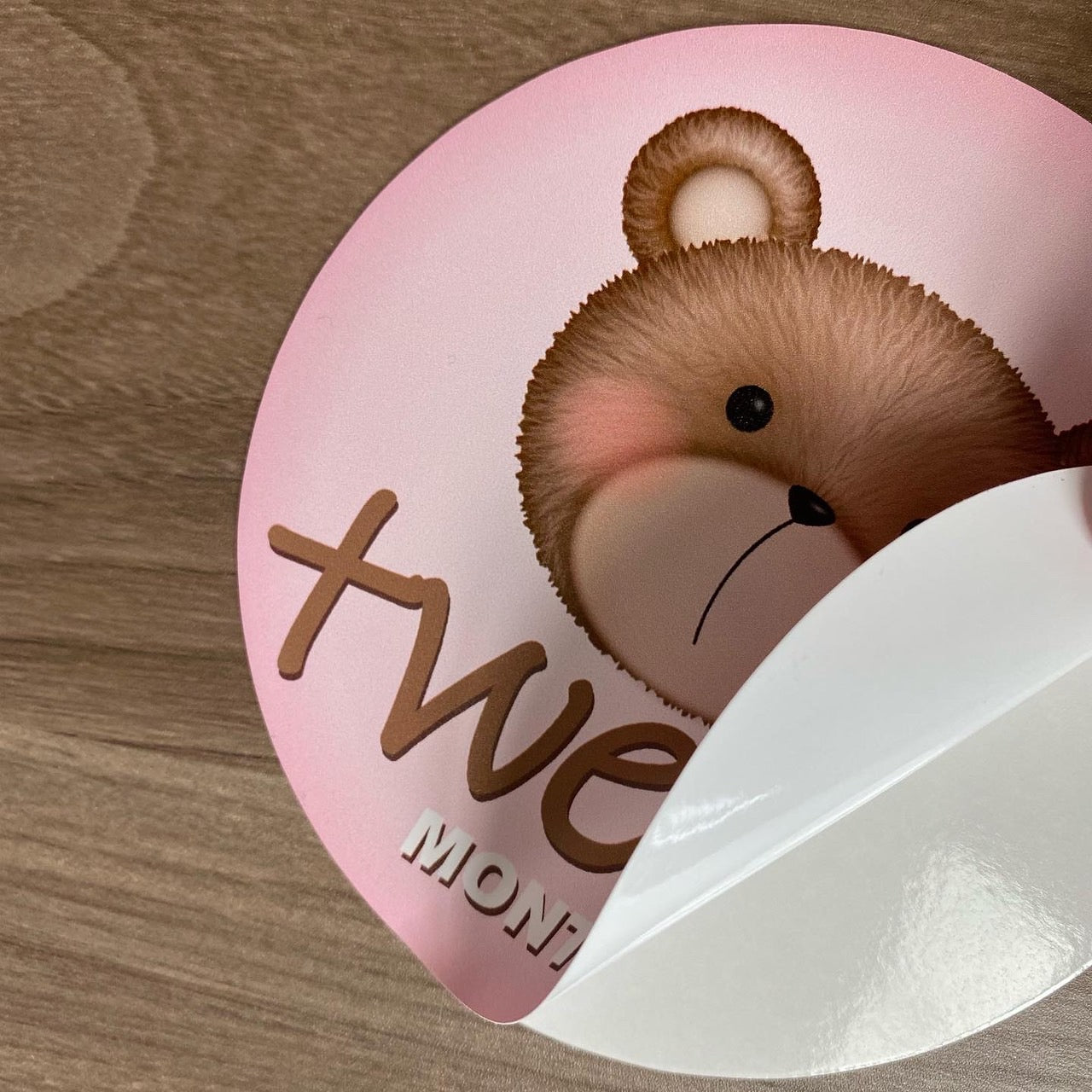 Yummy Bear Milestone Stickers