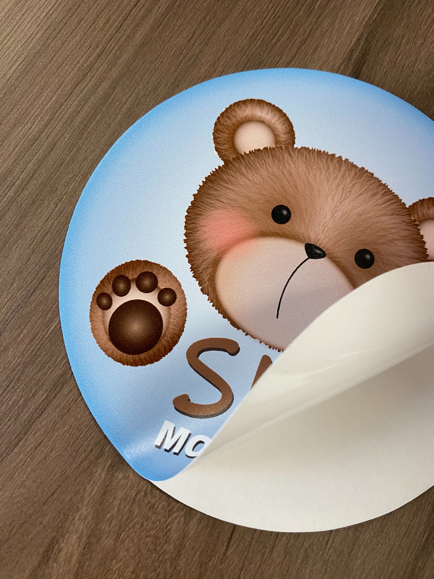 Yummy Bear Milestone Stickers